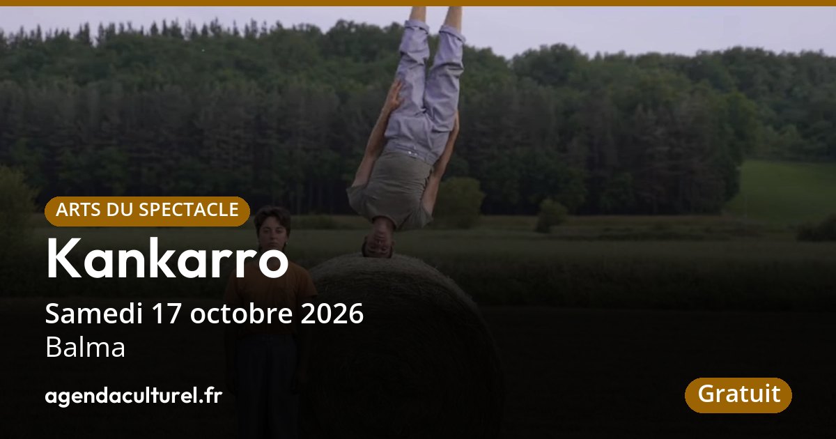Spectacle de cirque Kankarro à Balma, 17 octobre 2026