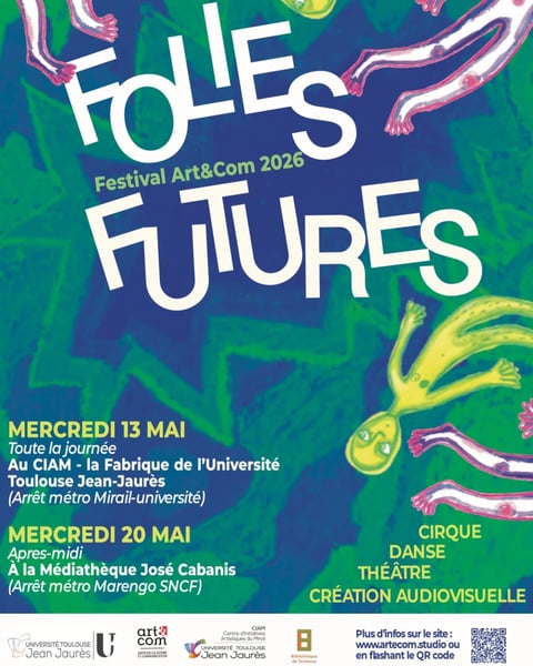 Festival Art et Com : Folies Futures affiche 2026