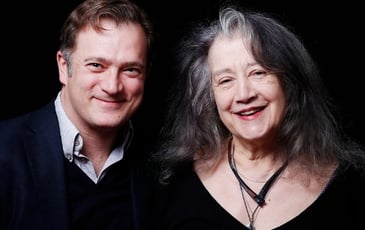 Renaud Capuçon et Martha Argerich