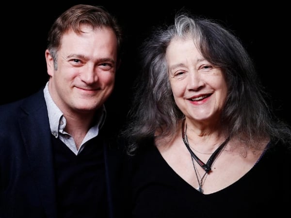 Renaud Capuçon et Martha Argerich