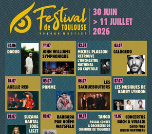 Festival de Toulouse 2026 affiche