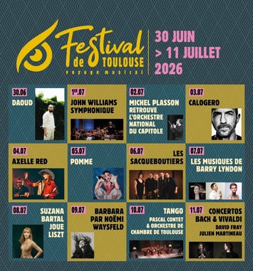 Festival de Toulouse 2026 affiche