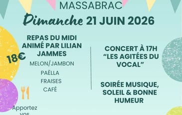 Repas et concert pour la fête de la musique