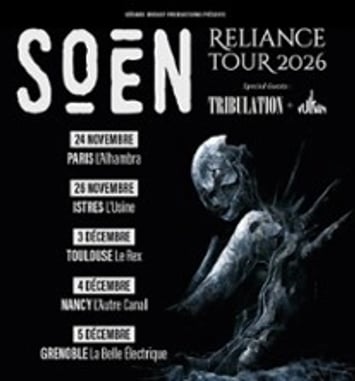 Soen Reliance Tour 2026