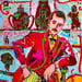 Gordon SEWARD - Le Collectionneur - Huile et collages/toile