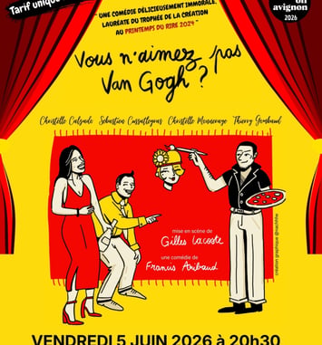 Pièce de théâtre comique "Vous n'aimez pas Van Gogh ?"
