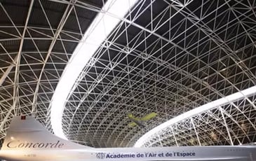 Entrée pour le Musée d'aviation Aeroscopia