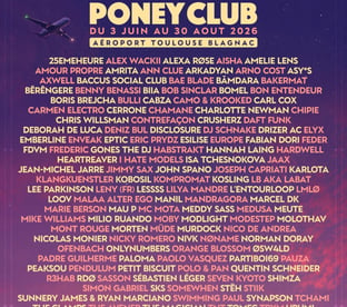Festival Poney Club 2026 affiche