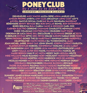 Festival Poney Club 2026 affiche