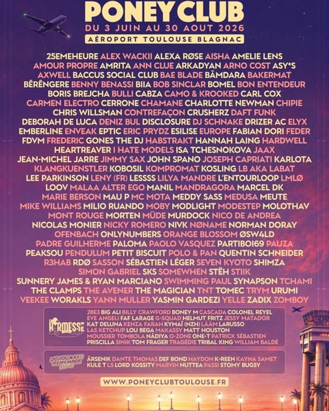 Festival Poney Club 2026 affiche