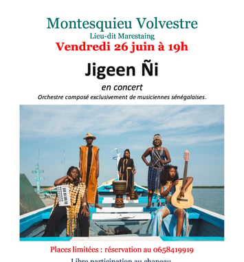 Jigeen Ñi en concert