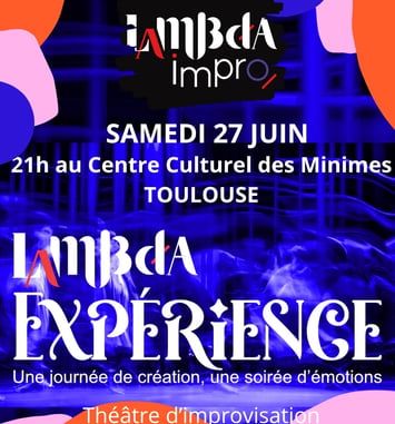 Spectacle Théâtre d'improvisation "Lambda Experience"