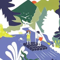 Les Aventures d'Octave et Mélo le long de la rivière