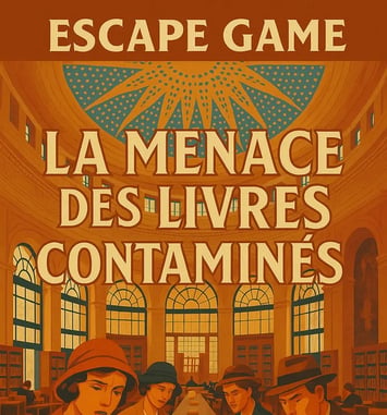 Escape game : "La menace des livres contaminés"