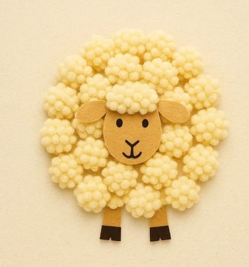« Mon mouton en pompons » – atelier créatif enfant