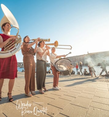 Wonder Brass Quartet, concert