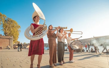 Wonder Brass Quartet, concert