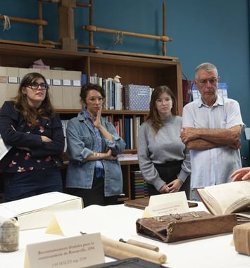 Visites de l'atelier de restauration des archives de la Haute-Garonne