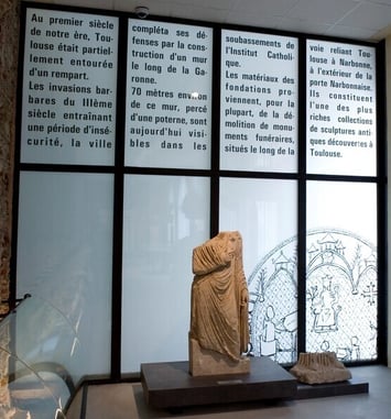 Découverte du rempart gallo-romain du IIIème siècle