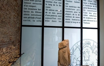 Découverte du rempart gallo-romain du IIIème siècle