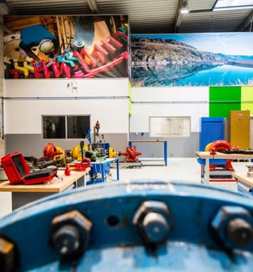 Visite guidée du campus de formation technique EDF de Toulouse