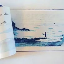Livre d'artiste L'Espace Entre Nous de Claudine Valette