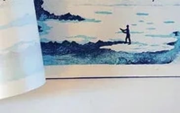 Livre d'artiste L'Espace Entre Nous de Claudine Valette