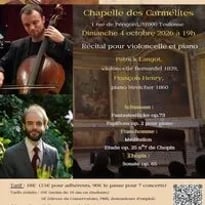 Récital pour violoncelle et piano