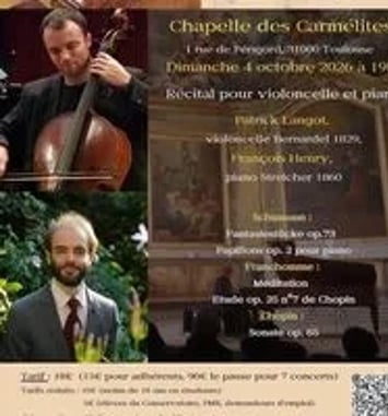 Récital pour violoncelle et piano