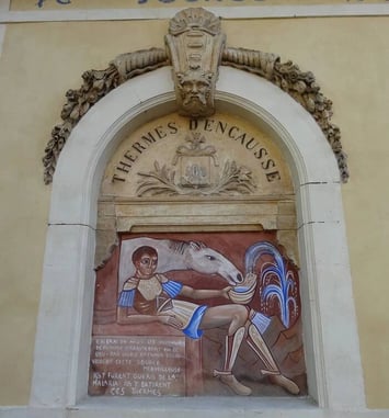 Découverte des fresques de Nicolaï Greschny à Encausse-les-Therme