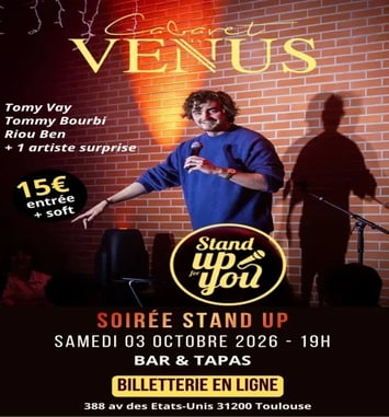 Soirée Stand-Up au Cabaret La Vénus