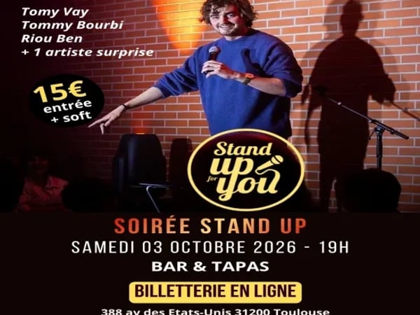 Soirée Stand-Up au Cabaret La Vénus