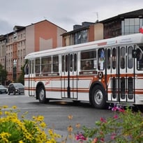 Circulation d'autobus historiques sur le réseau Tisséo