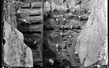 Fouilles paléontologiques, Paysages photographiques