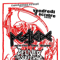 Soirée metal crust : PESTICIDE + DELIVER THE SUFFERING