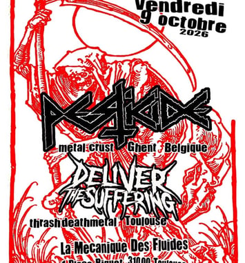 Soirée metal crust : PESTICIDE + DELIVER THE SUFFERING