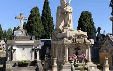 Visite du cimetière, des monuments funéraires et tombes remarquables