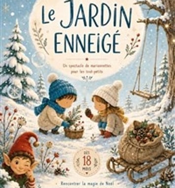 Le jardin enneigé
