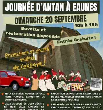 Visite commentée : journée d'antan