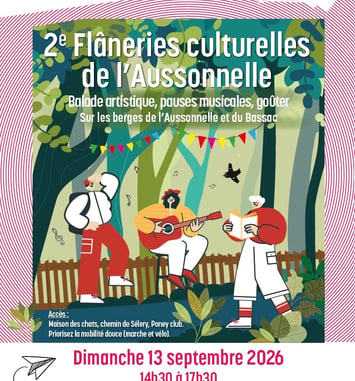 Les Flâneries culturelles de l'Aussonnelle