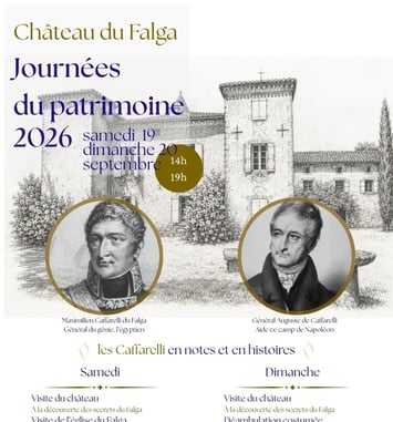 Château du Falga : Les Caffarelli en notes et en histoires