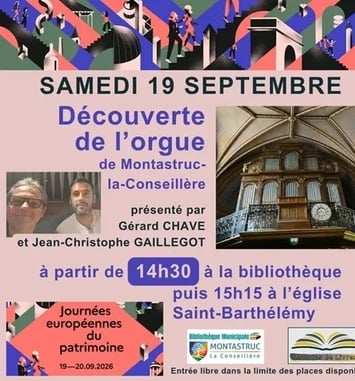 Découverte de l'orgue de l'église Saint-Barthélémy