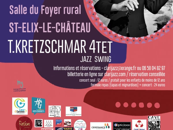 Clarijazz reçoit Thomas Kretzschmar Quartet, jazz swing
