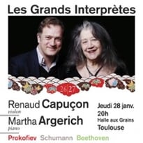 Renaud Capuçon et Martha Argerich