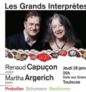 Renaud Capuçon et Martha Argerich