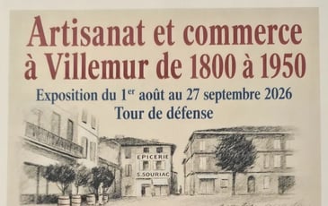 Exposition : "Artisanat et commerce à Villemur de 1800 à 1950"