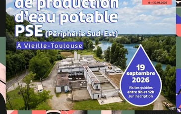 Portes ouvertes à l'usine de production d'eau potable Périphérie Sud-Est (PSE)