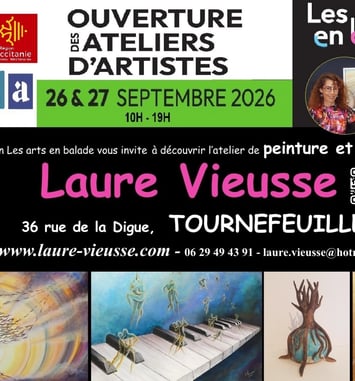 Portes ouvertes de l’atelier de Laure Vieusse