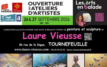 Portes ouvertes de l’atelier de Laure Vieusse