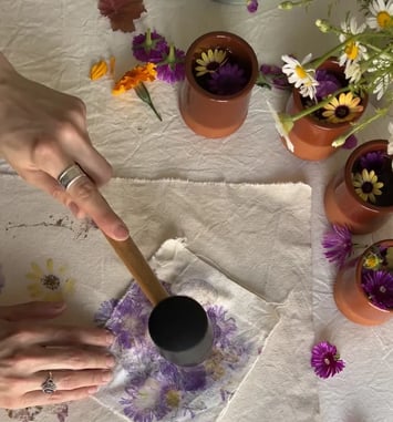 Atelier d'impression végétale